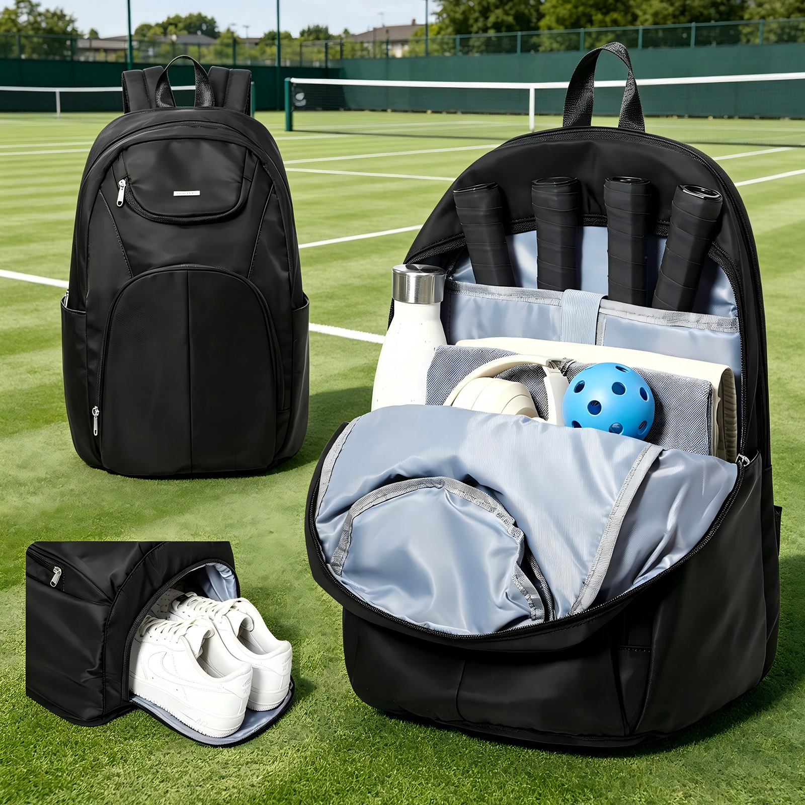 Women'S Shoes To Men'S - Tennis Bag Tennis Backpack 2 Rackets