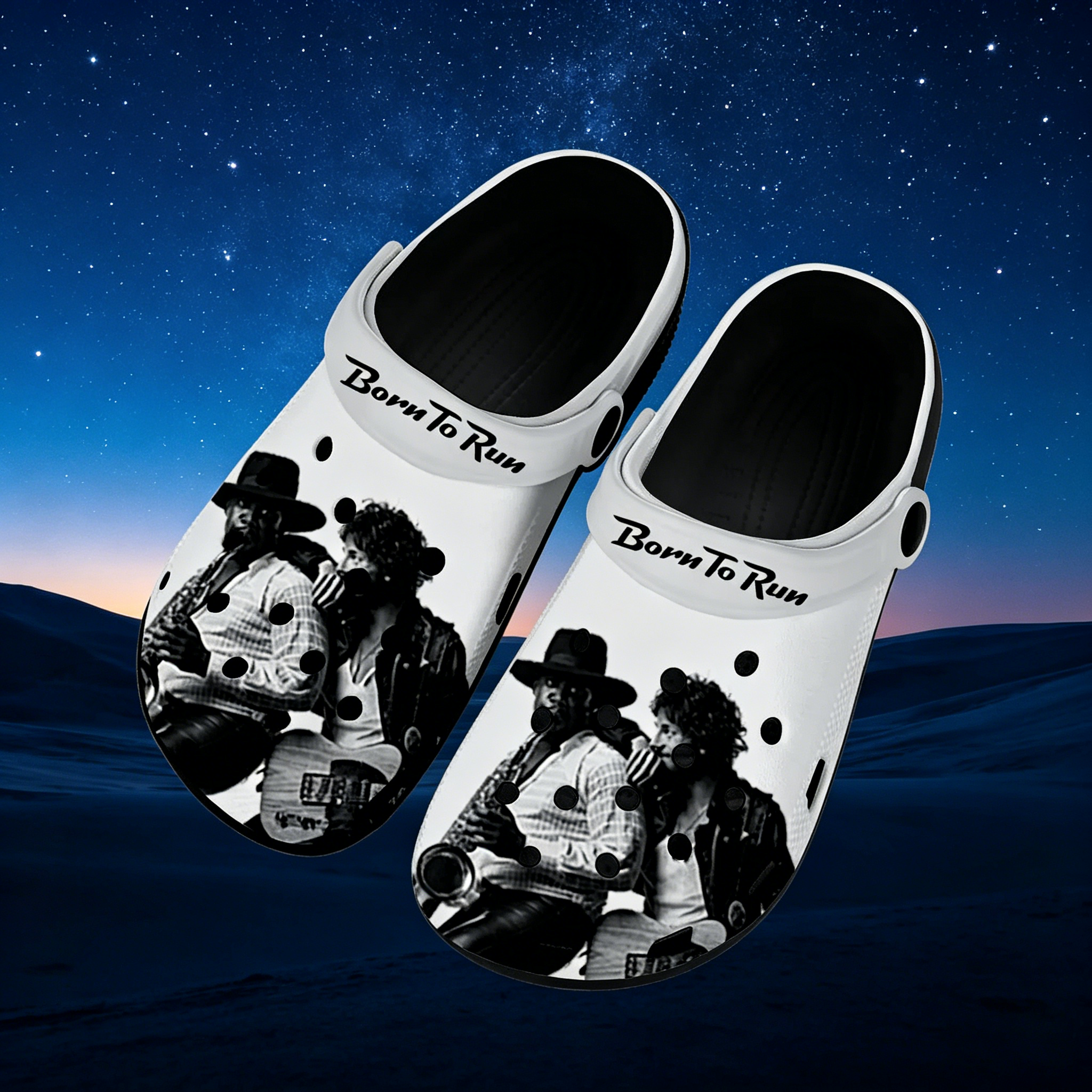 Women Shoes Running - Born To Run Full Printed Clogs,