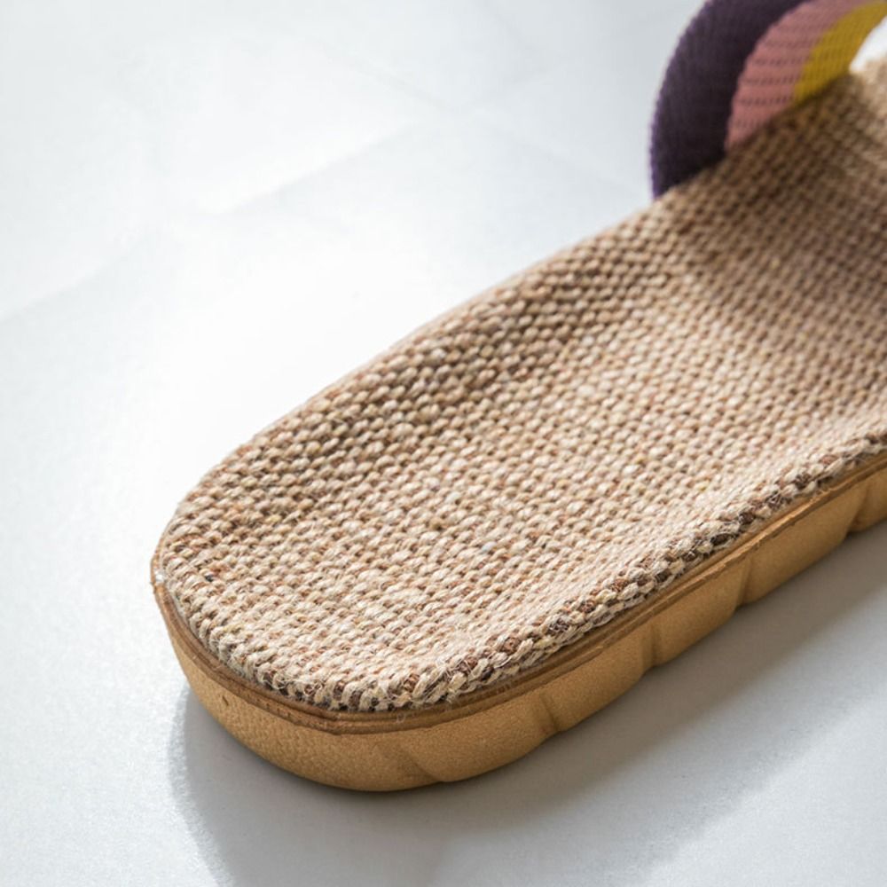 Women'S Shoes To Men'S - Fashion Ethnic Style Linen Cross Slippers
