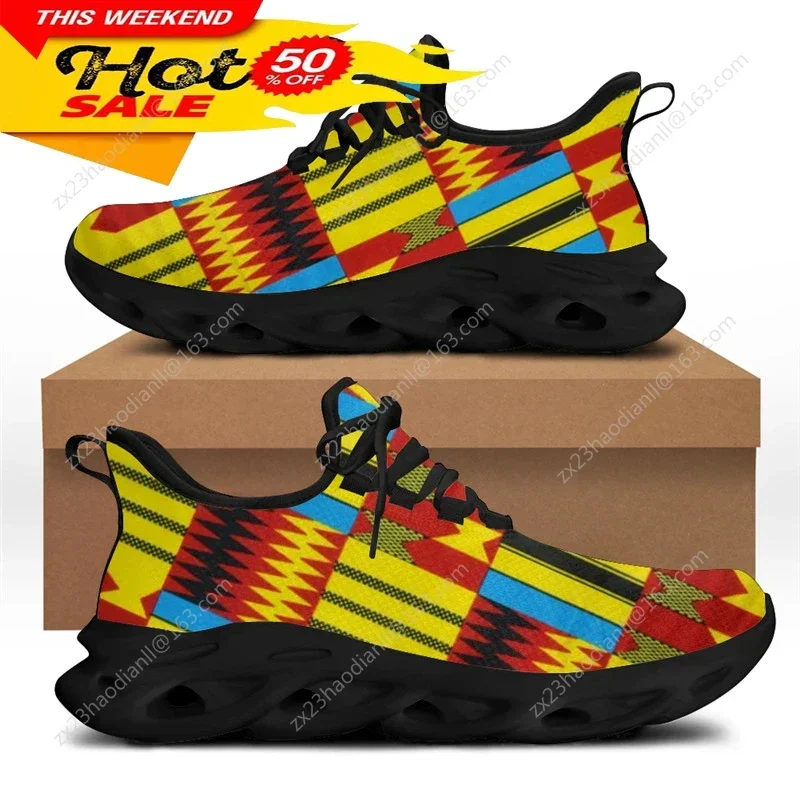 African Ethnic Tribal Pattern  - مراجعة Women Shoes Running وسعره