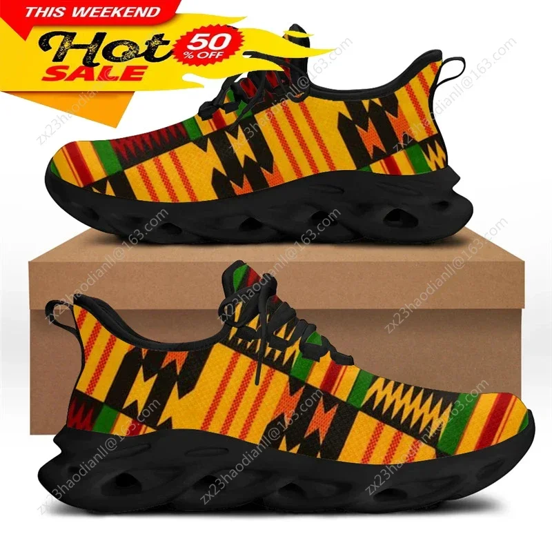 African Ethnic Tribal Pattern  - مراجعة Women Shoes Running وسعره