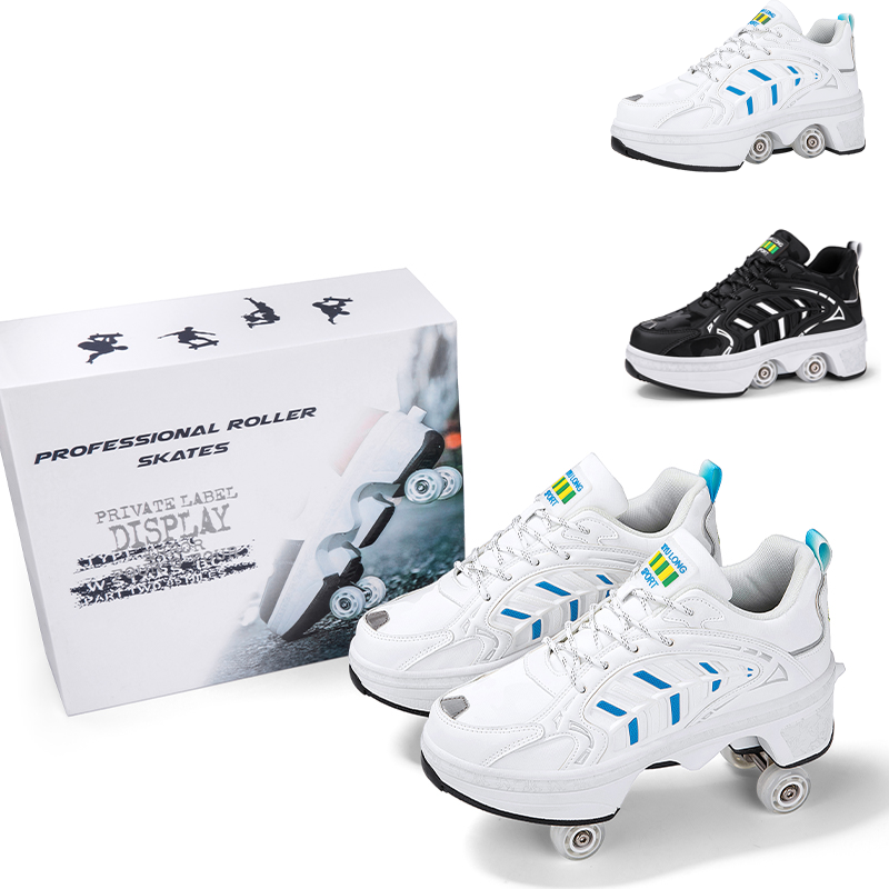 4 Wheels Retractable Roller Sk - مراجعة Women'S Shoes To Men'S وسعره