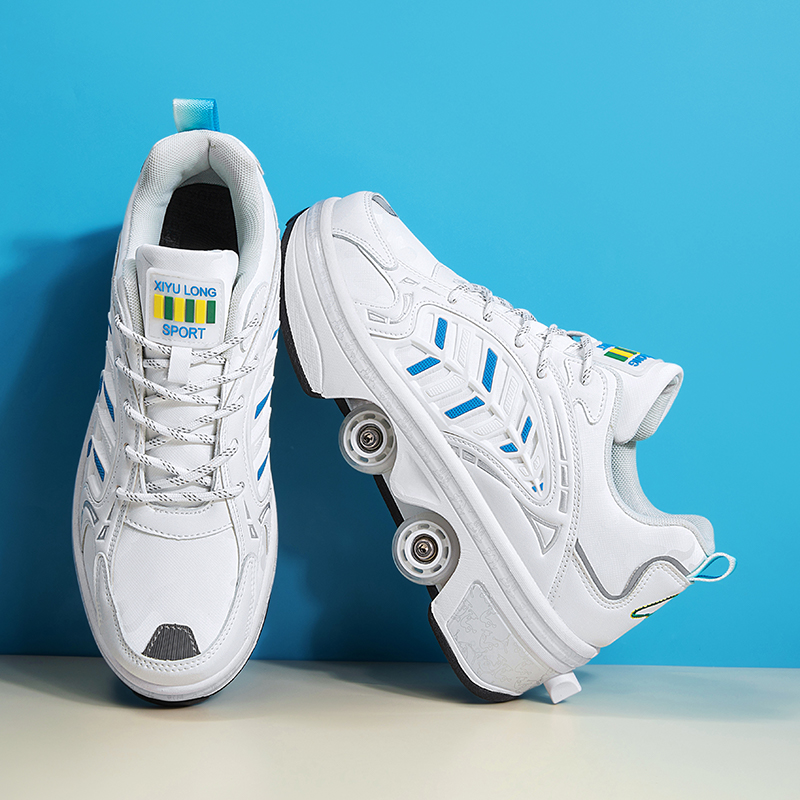 4 Wheels Retractable Roller Sk - مراجعة Women'S Shoes To Men'S وسعره