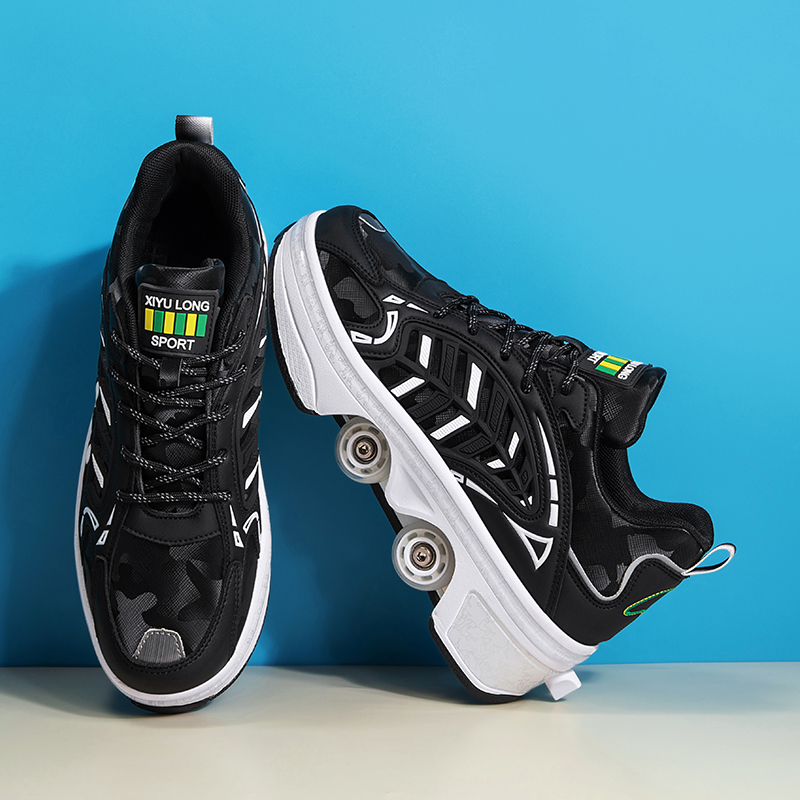 4 Wheels Retractable Roller Sk - مراجعة Women'S Shoes To Men'S وسعره
