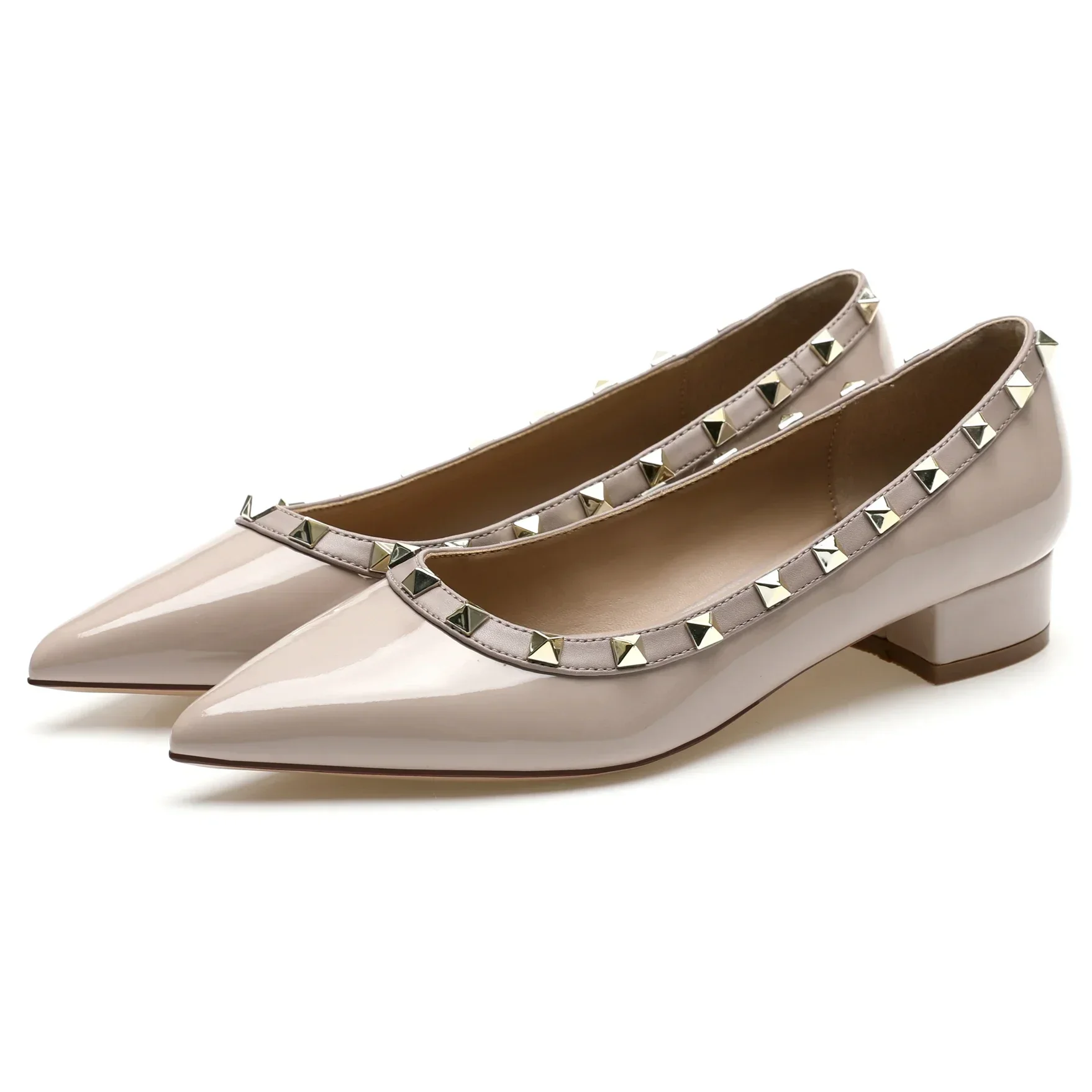 【Measure Your Feet Length Befo - مراجعة Low Block Heel Pump وسعره
