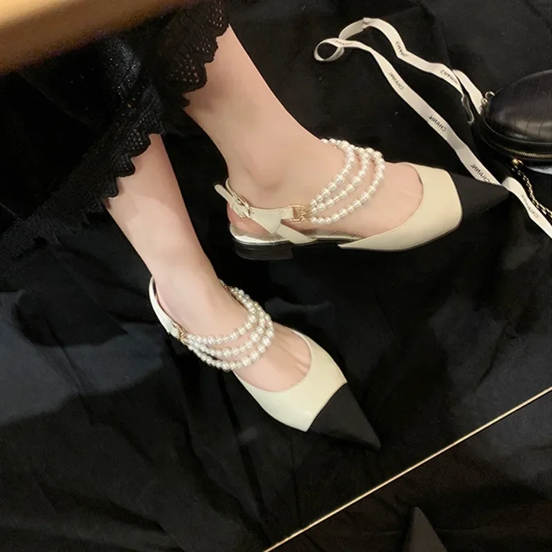 Women Pump PU Square Heels New - مراجعة Low Block Heel Pump وسعره