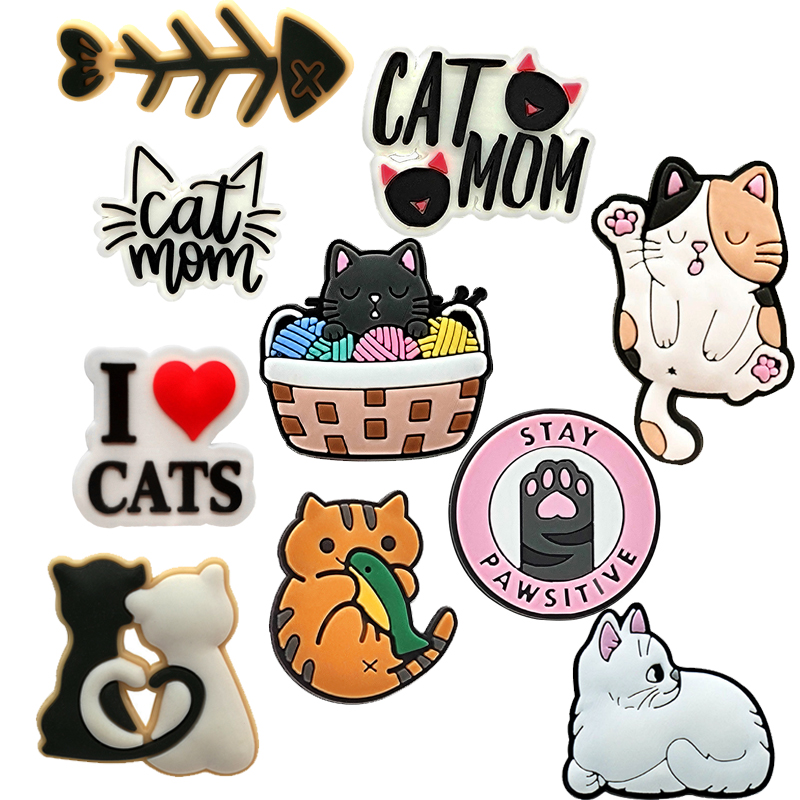 Cute Animals Cat Shoe Charms f - مراجعة Women'S Shoes Crocs وسعره