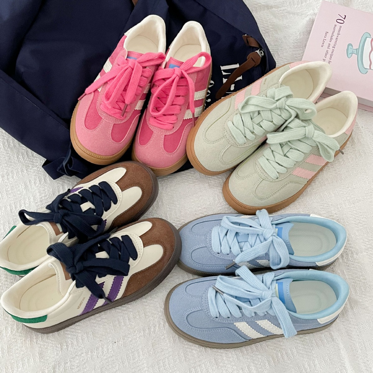 Vintage-style sneakers for wom - مراجعة Mesh Sneaker Women وسعره