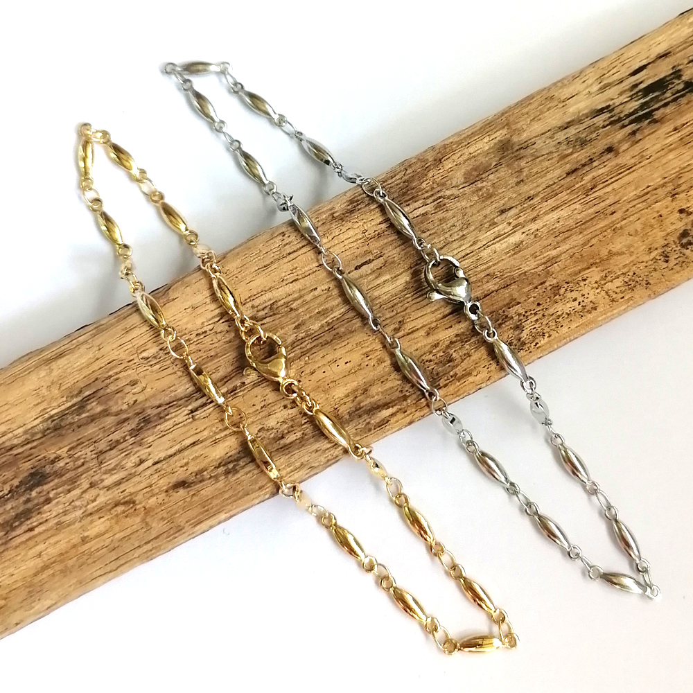 18K Gold Stainless Steel Ankle - مراجعة Gold Chain Sandal وسعره