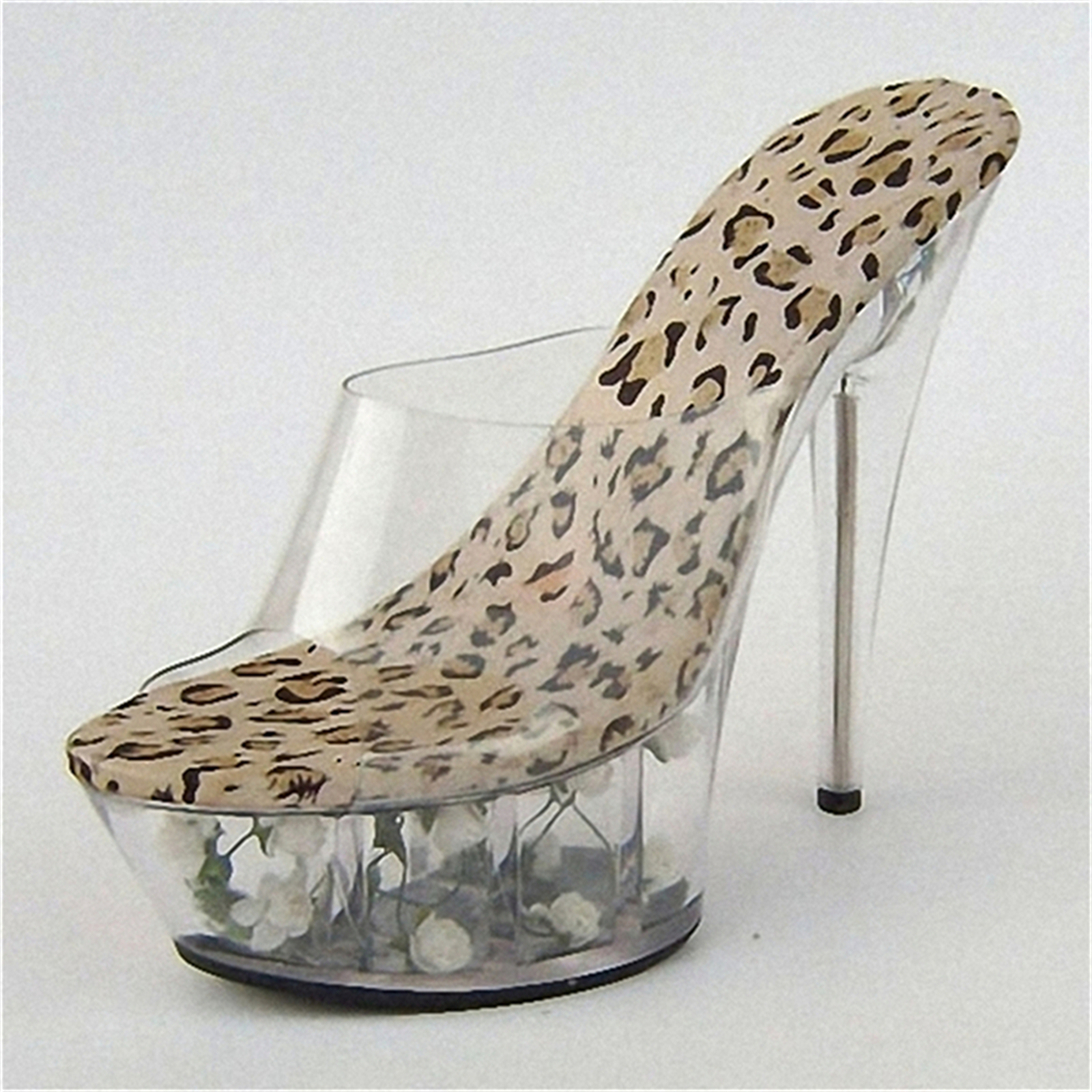 ​15CM Animal Print Platform He - مراجعة Leopard Print Heels وسعره