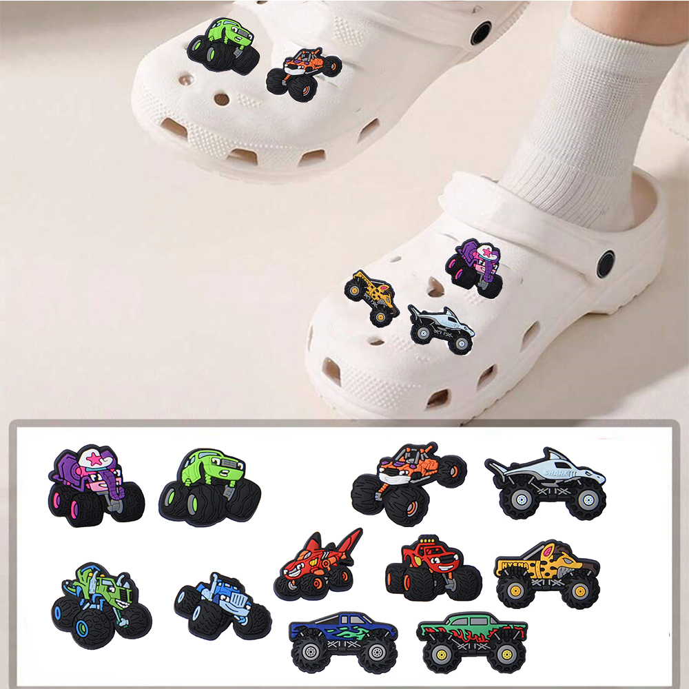 11Pcs Cars Cartoon Shoe Charms - مراجعة Women'S Shoes Crocs وسعره
