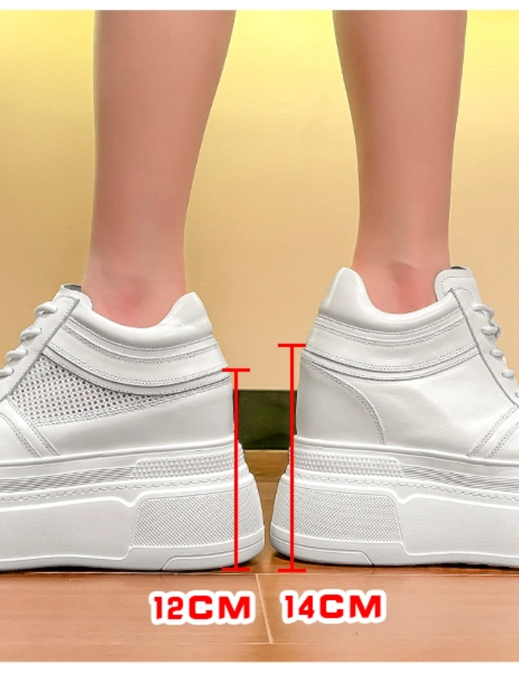 10-14cm Chunky Sneakers Women  - مراجعة Mesh Sneaker Women وسعره