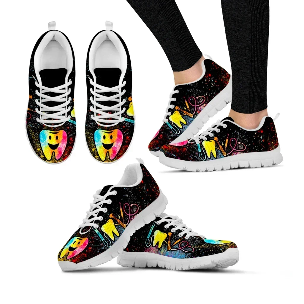 Dental Footwear Tie Dye Painte - مراجعة Women'S Shoes For Tennis وسعره