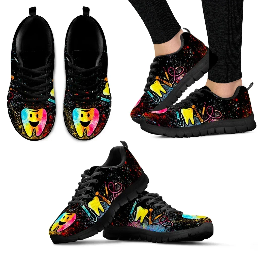 Dental Footwear Tie Dye Painte - مراجعة Women'S Shoes For Tennis وسعره