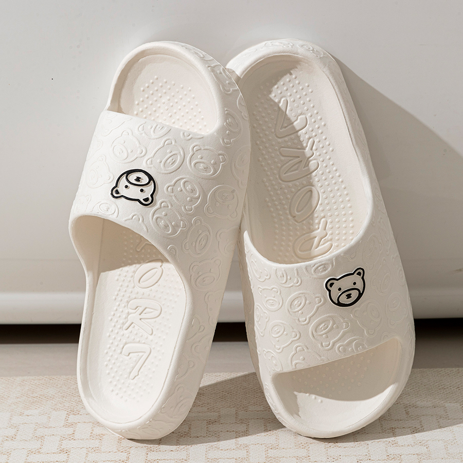 Printting Cute Bear Women Slip - مراجعة Women'S Shoes To Men'S وسعره