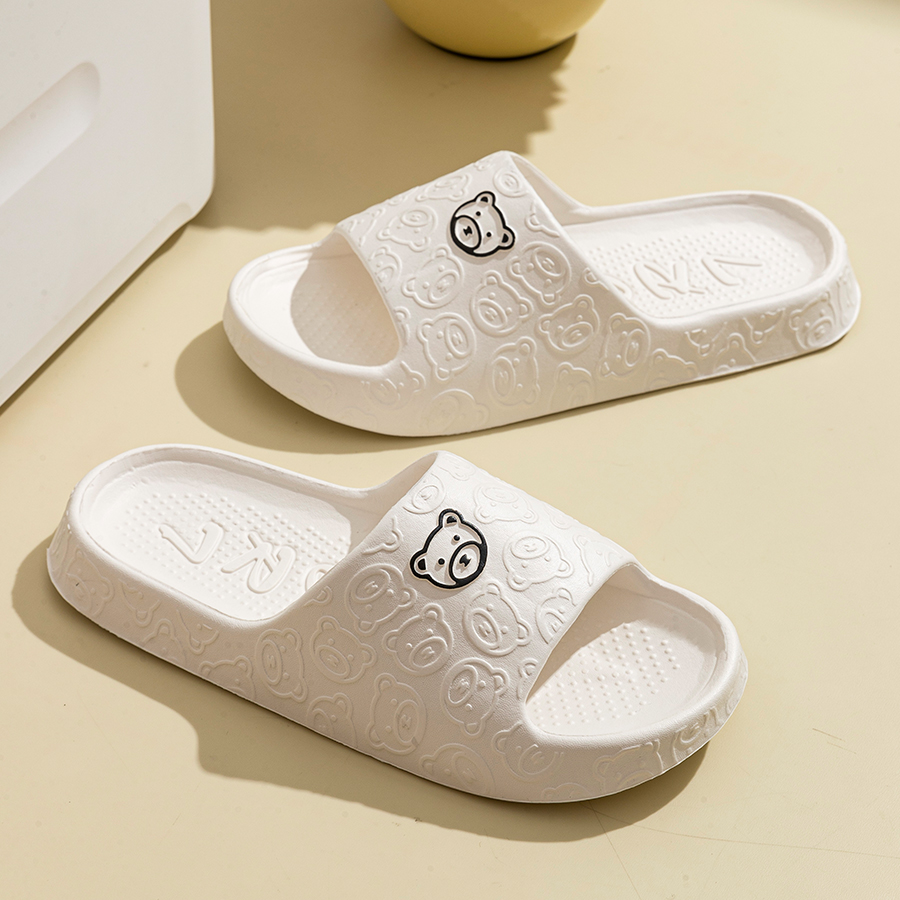 Printting Cute Bear Women Slip - مراجعة Women'S Shoes To Men'S وسعره