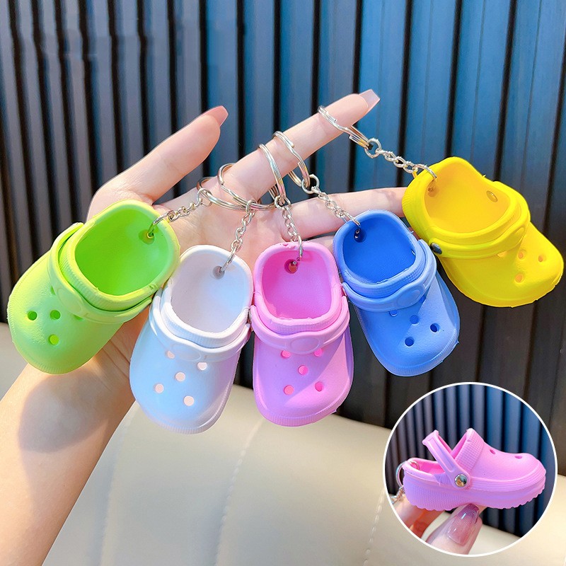 1PC Mini Slipper Shoes Keychai - مراجعة Women'S Shoes Crocs وسعره