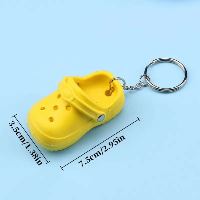 1PC Mini Slipper Shoes Keychai - مراجعة Women'S Shoes Crocs وسعره