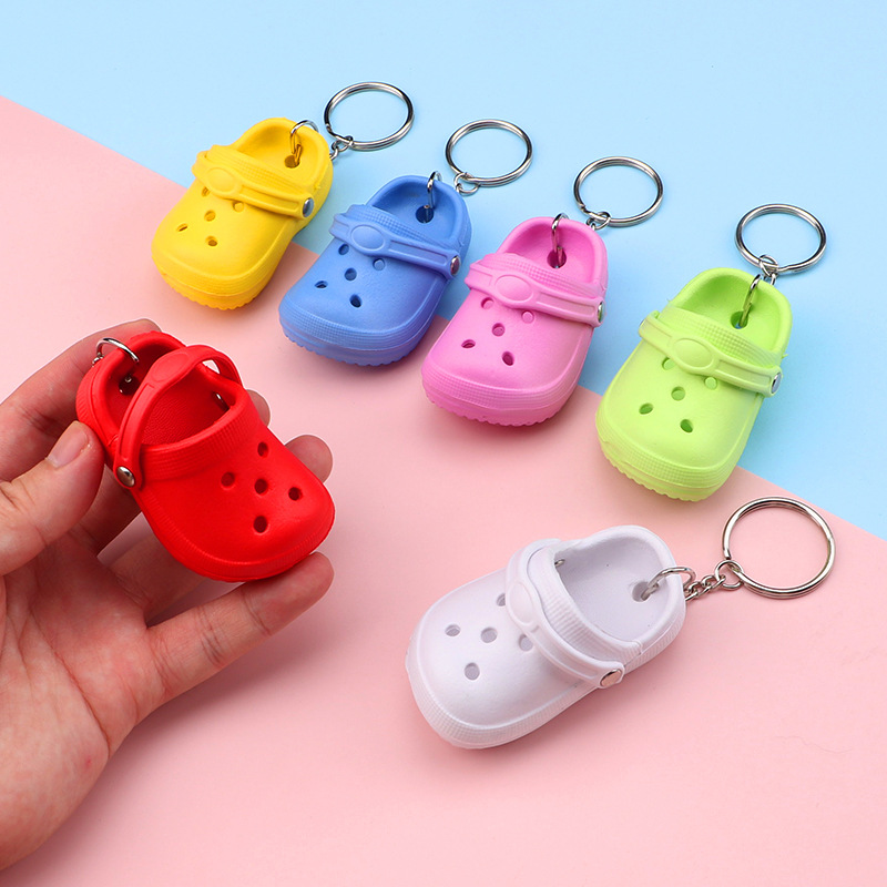 1PC Mini Slipper Shoes Keychai - مراجعة Women'S Shoes Crocs وسعره