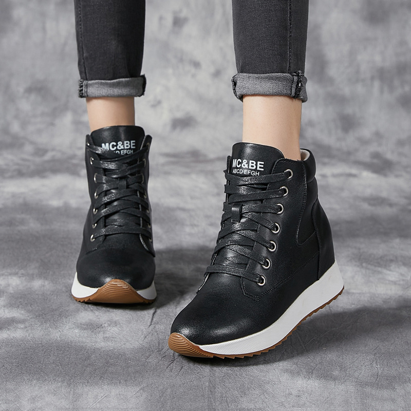 7CM Genuine Leather Women Ankl - مراجعة Mesh Sneaker Women وسعره