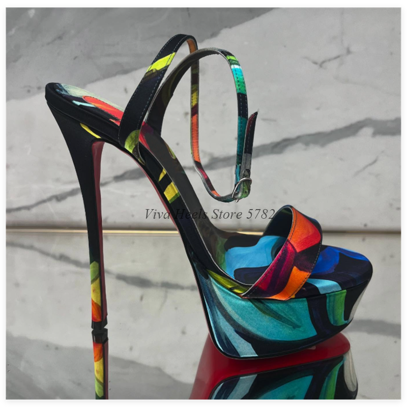 Leopard Print Satin Platform S - مراجعة Leopard Print Heels وسعره
