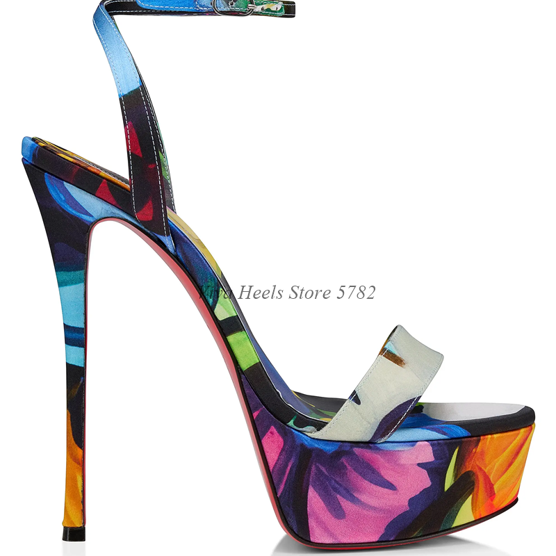 Leopard Print Satin Platform S - مراجعة Leopard Print Heels وسعره