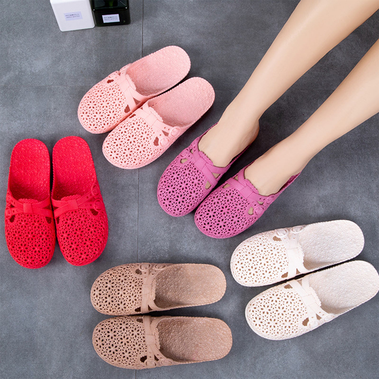 Wrap-Toe Breathable Slippers S - مراجعة Women Shoes Model وسعره