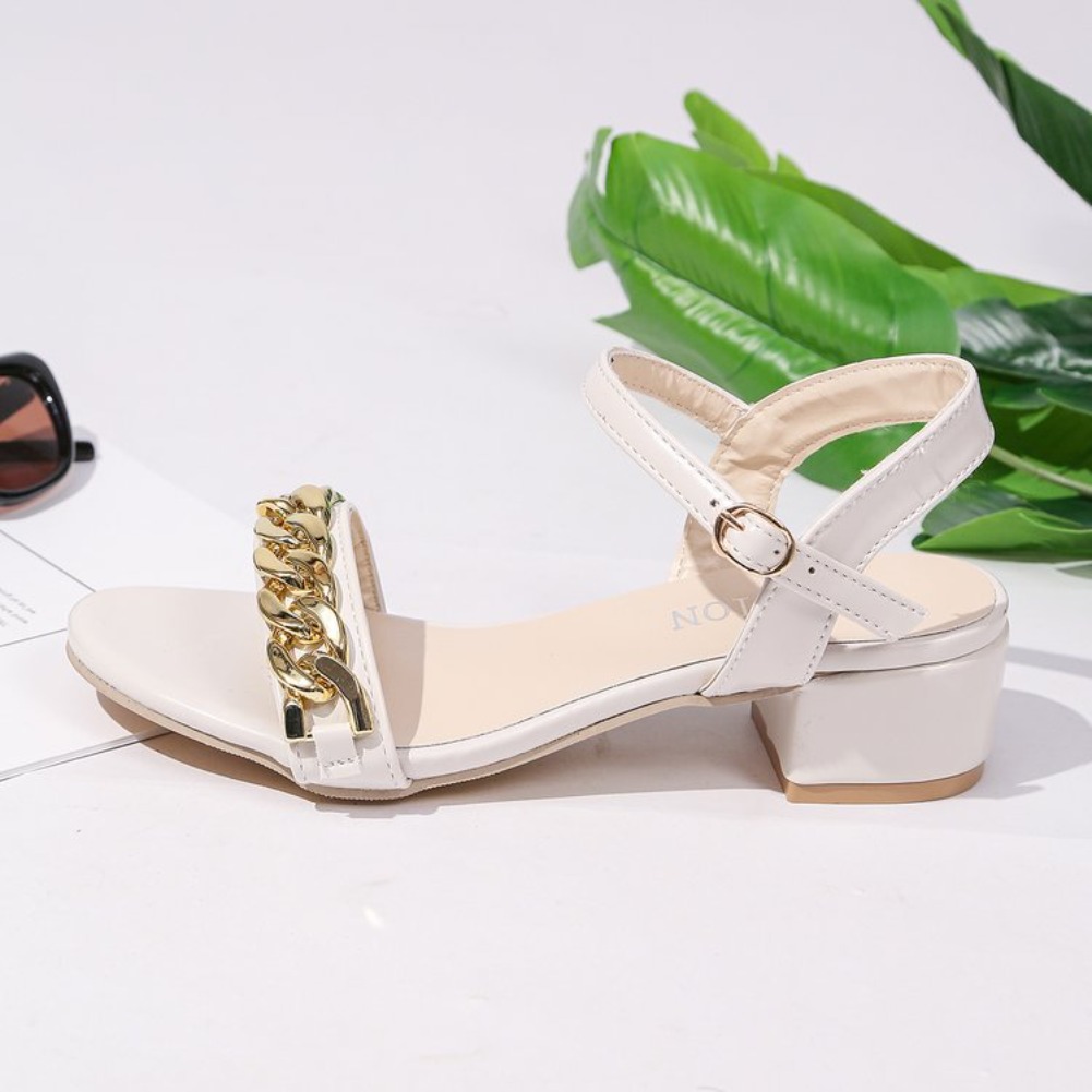 2026 Rhinestone Sandals for Wo - مراجعة Gold Chain Sandal وسعره