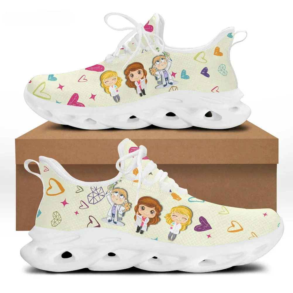 Cute Cartoon Doctor Nurse Shoe - مراجعة Mesh Sneaker Women وسعره