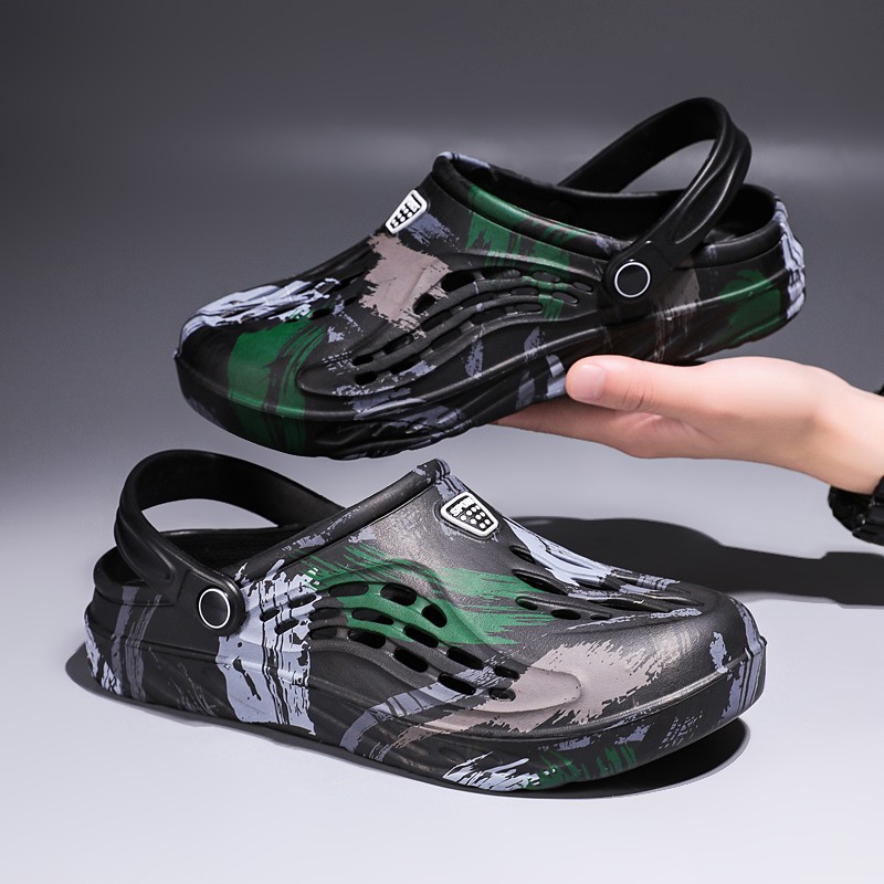 Men's Summer Camouflage Graffi - مراجعة Women'S Shoes Crocs وسعره