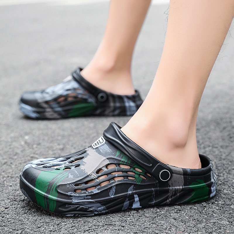 Men's Summer Camouflage Graffi - مراجعة Women'S Shoes Crocs وسعره