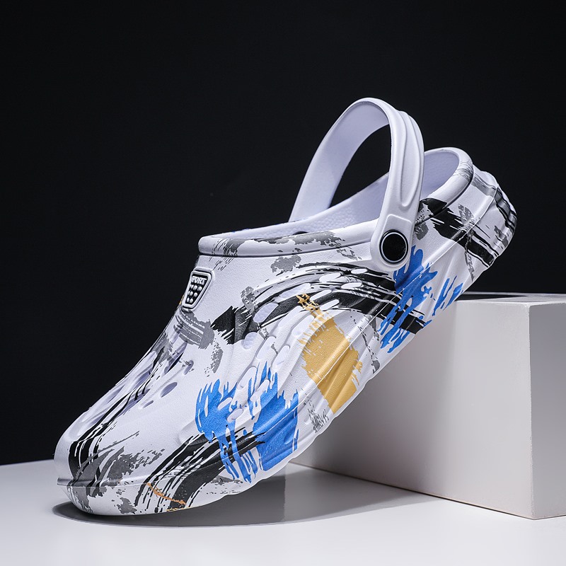 Men's Summer Camouflage Graffi - مراجعة Women'S Shoes Crocs وسعره