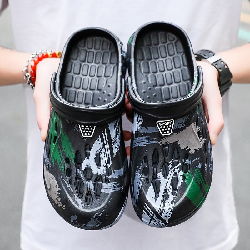 Men's Summer Camouflage Graffi - مراجعة Women'S Shoes Crocs وسعره