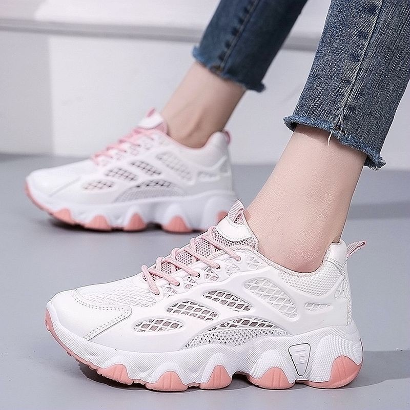 Breathable Mesh Chunky Sneaker - مراجعة Women'S Shoes Running Sports وسعره