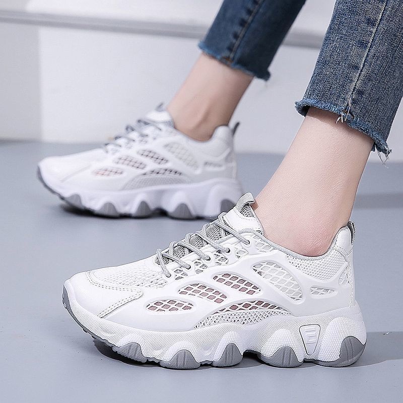 Breathable Mesh Chunky Sneaker - مراجعة Women'S Shoes Running Sports وسعره