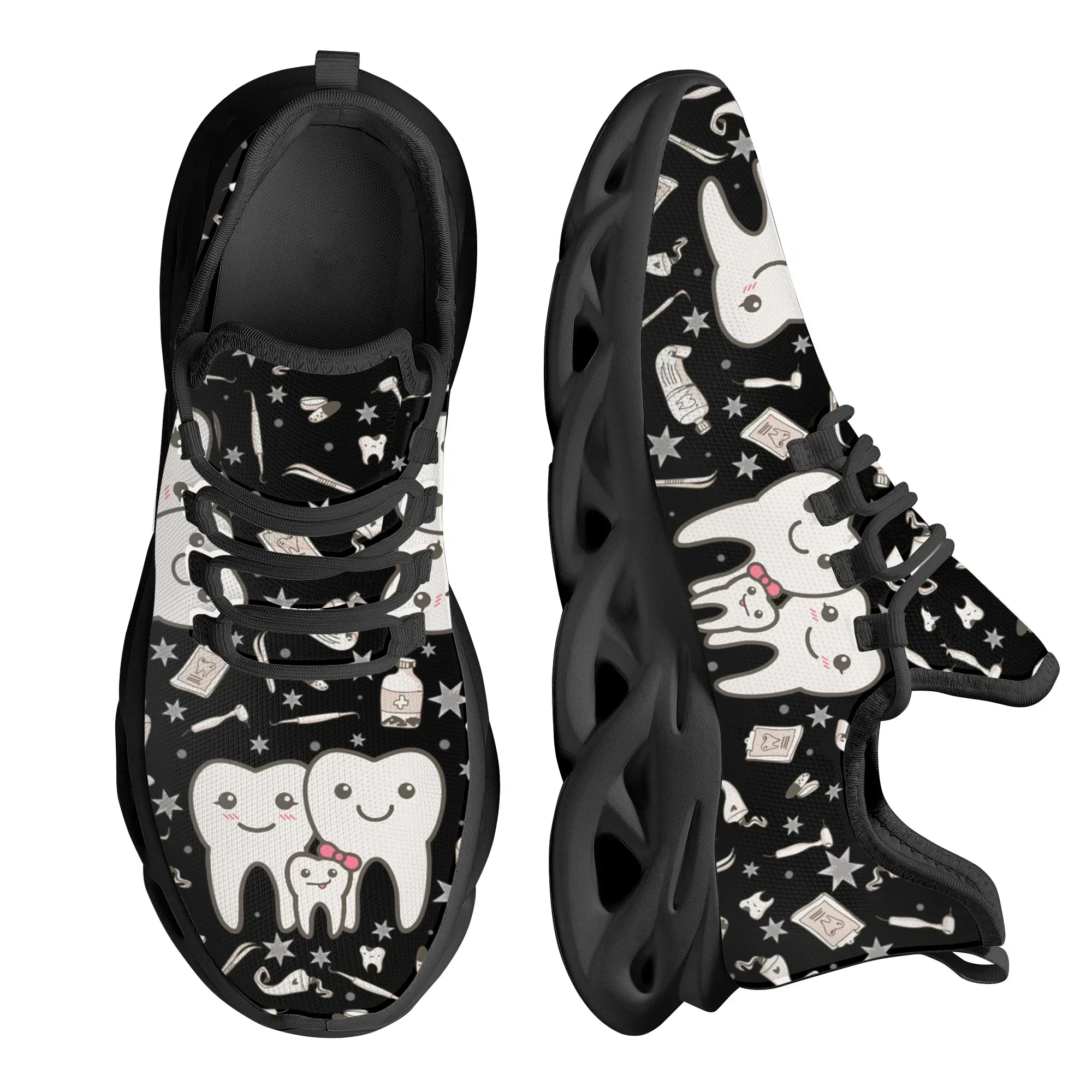 Cute Dental Design Sneakers La - مراجعة Mesh Sneaker Women وسعره