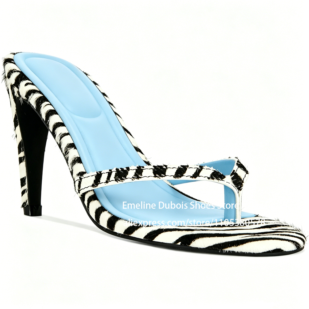 Zebra Print Pony Hair High Hee - مراجعة Leopard Print Heels وسعره