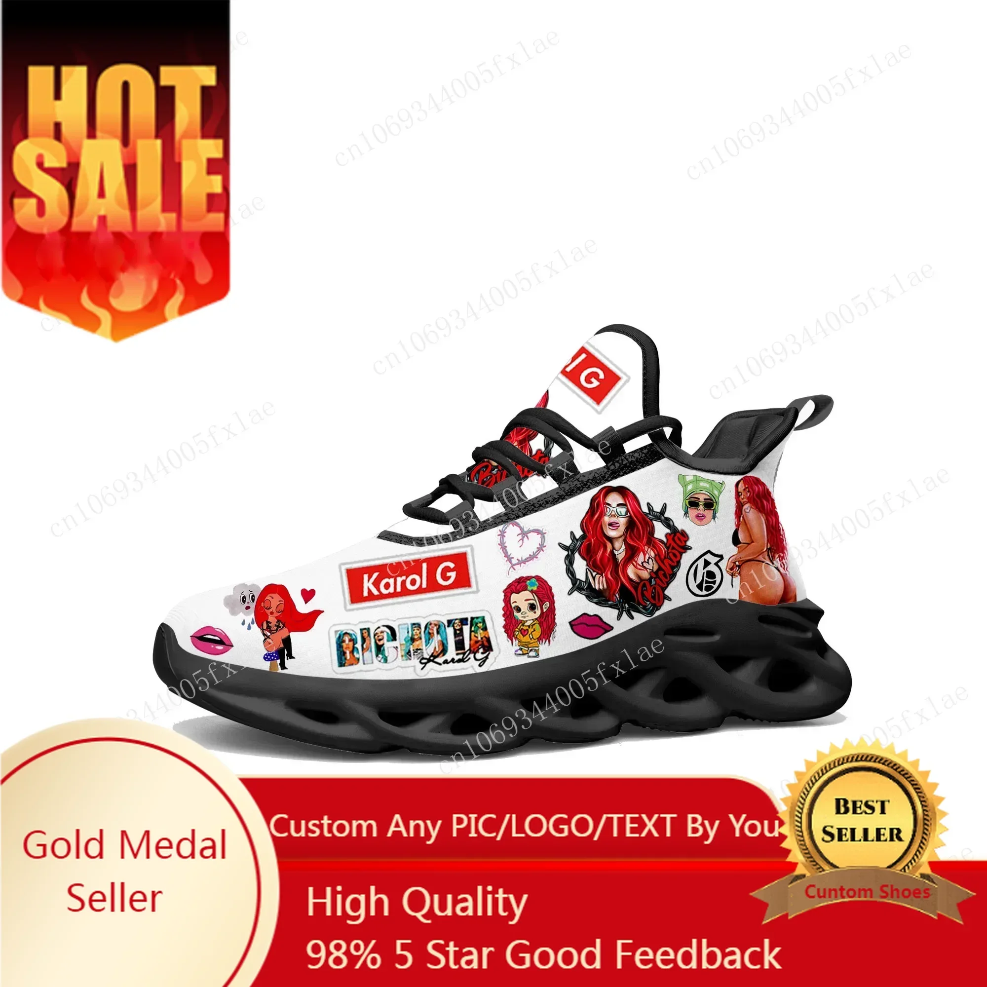 Karol G Bichota Flats Sneakers - مراجعة Women'S Shoes Running Sports وسعره