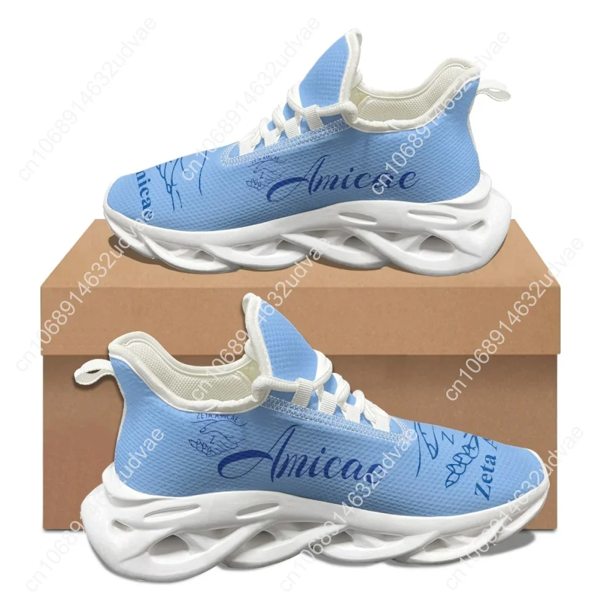 Zeta Amicae New Trend 3D Print - مراجعة Mesh Sneaker Women وسعره