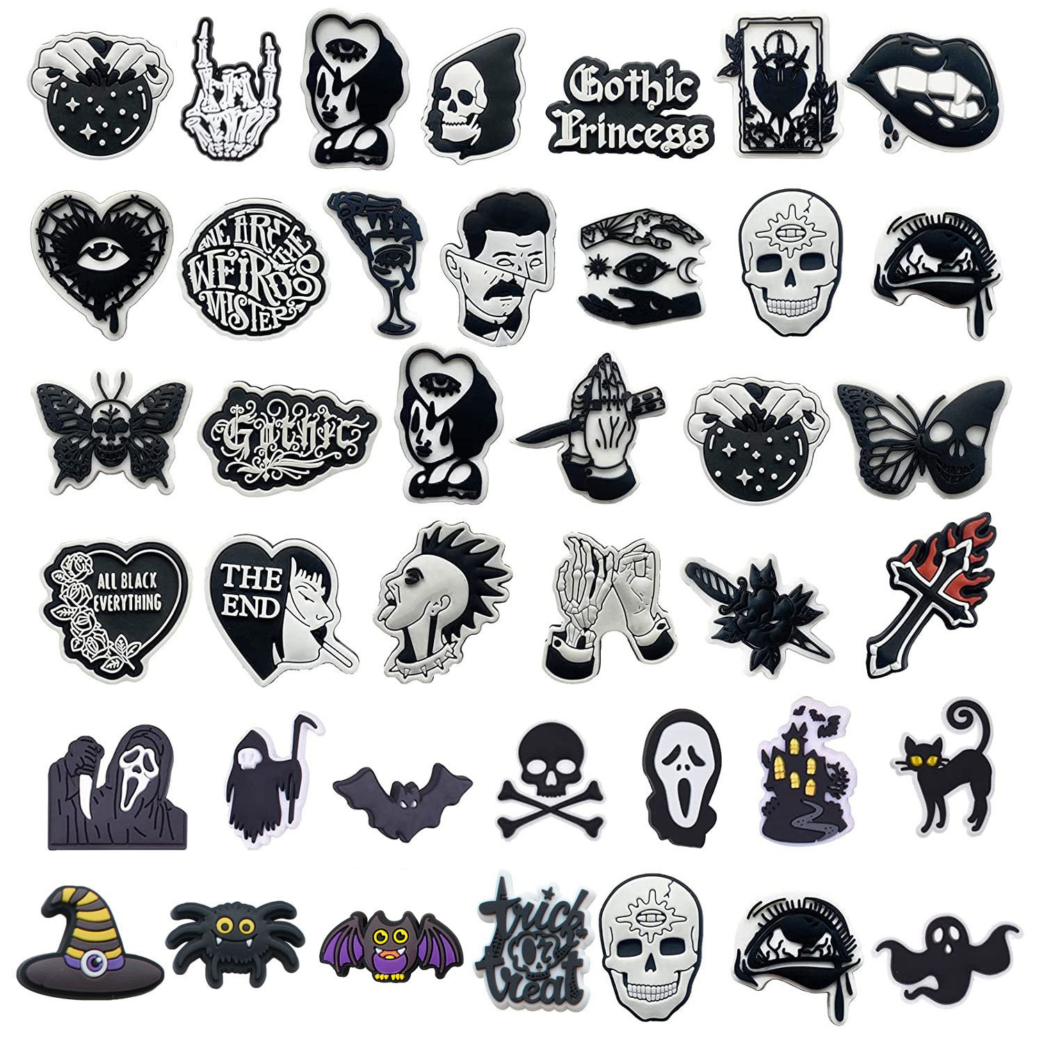 Horror Halloween Shoe Charms f - مراجعة Women'S Shoes Crocs وسعره