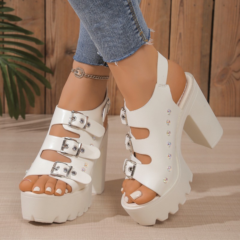 Super High Heel Sandals Summer - مراجعة Women Shoes Model وسعره