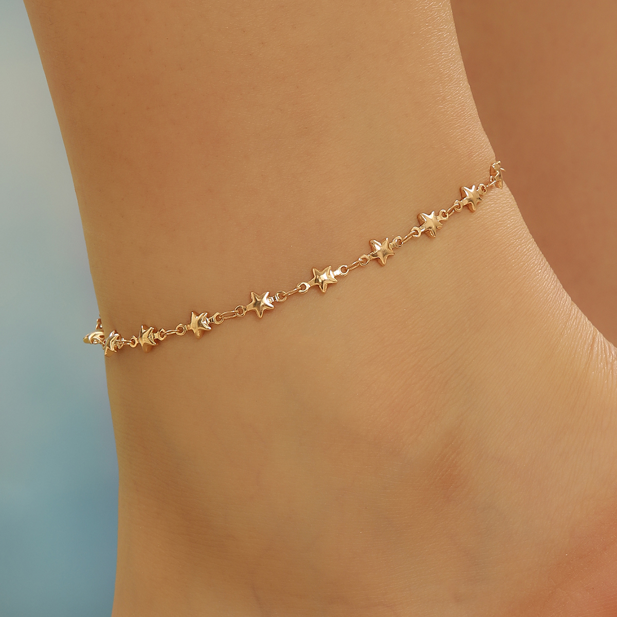 Bohemia Vintage Star Anklet Li - مراجعة Gold Chain Sandal وسعره