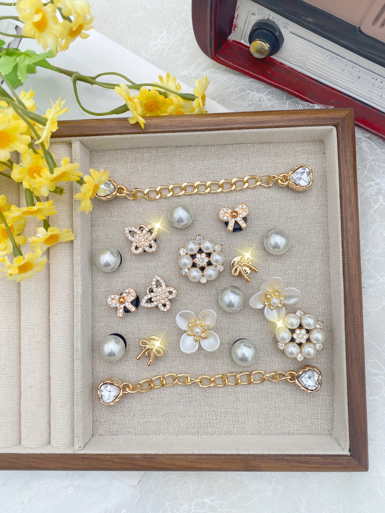 18pcs Fashion Versatile Gold P - مراجعة Gold Chain Sandal وسعره