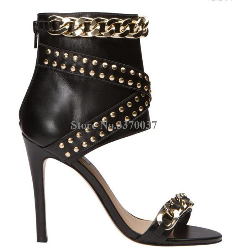 Western Fashion Women Open Toe - مراجعة Gold Chain Sandal وسعره