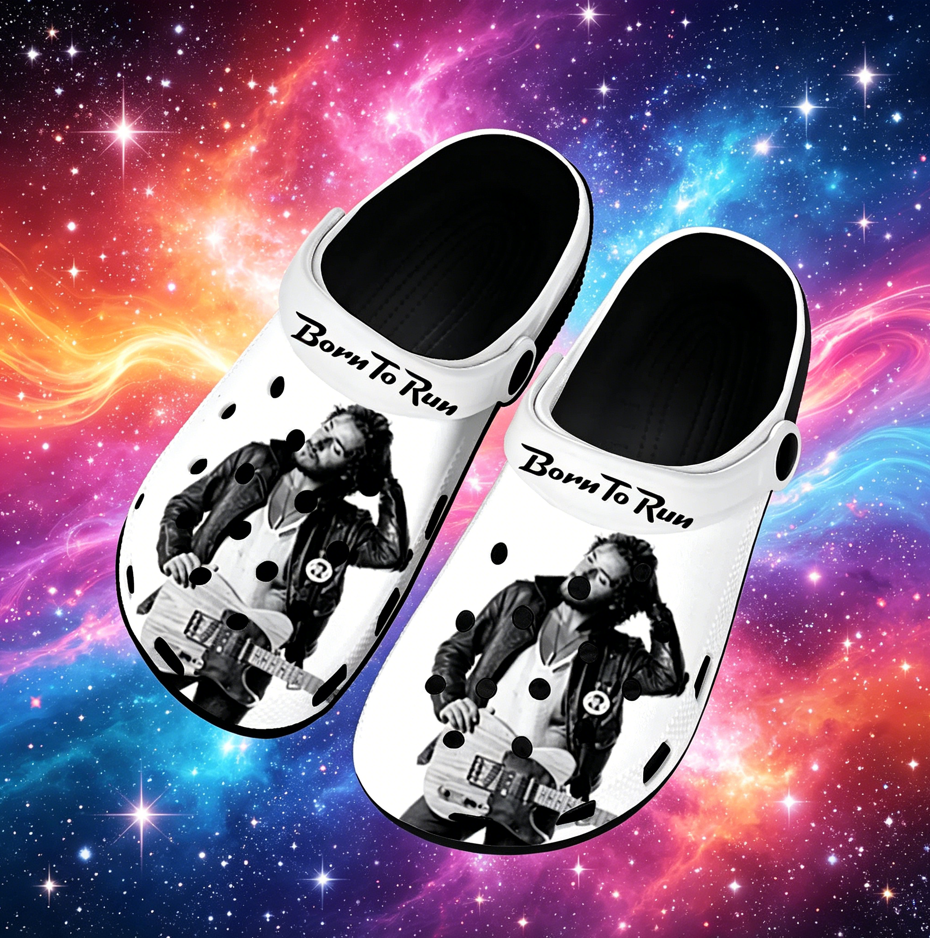 Born To Run Full Printed Clogs - مراجعة Women Shoes Running وسعره