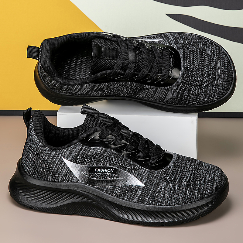 2025 Autumn Black Knitted Shoe - مراجعة Women'S Shoes Running Sports وسعره