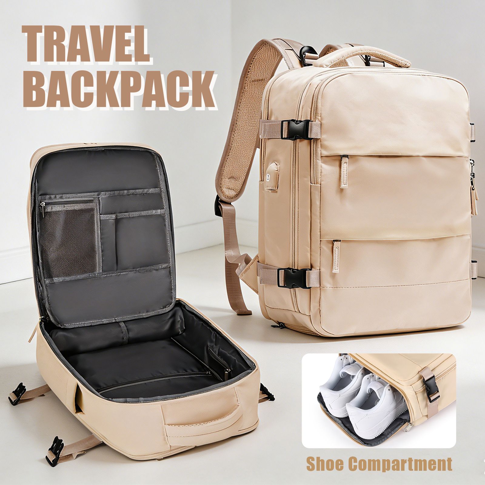 Large Travel Backpack for Men  - مراجعة Women'S Shoes To Men'S وسعره