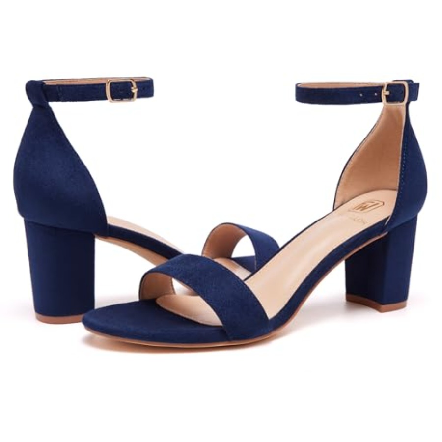 FW FRAN WILLOR Women Open Toe  - مراجعة Low Block Heel Pump وسعره