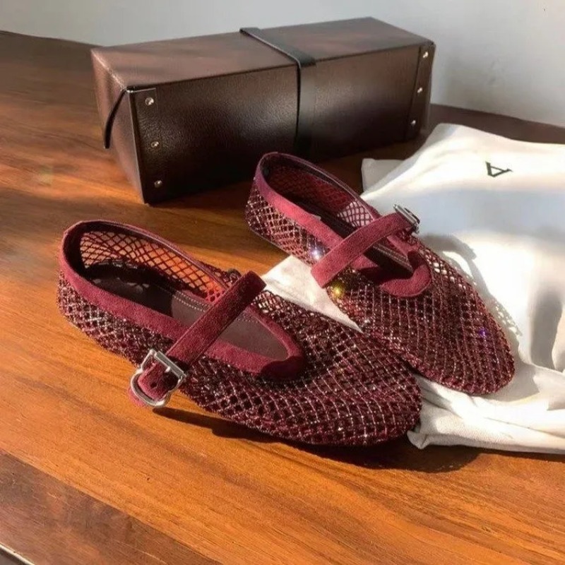 Hollow Rhinestone Baotou Sanda - مراجعة Women Shoes Model وسعره