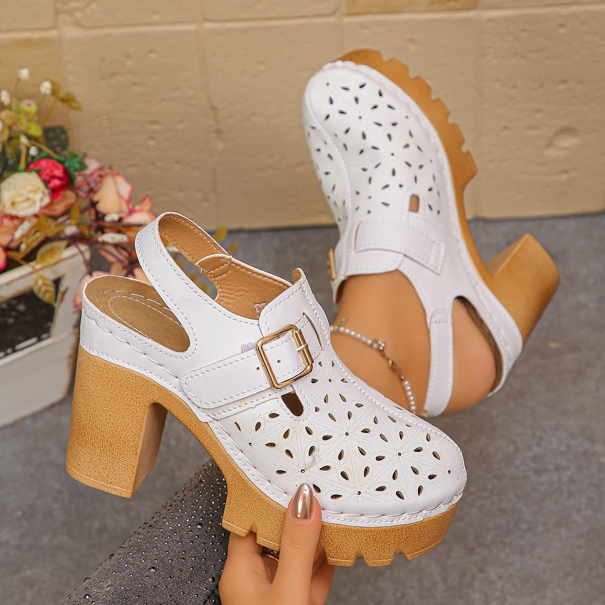 Large Size Women's Thick Heel  - مراجعة Women Shoes Model وسعره